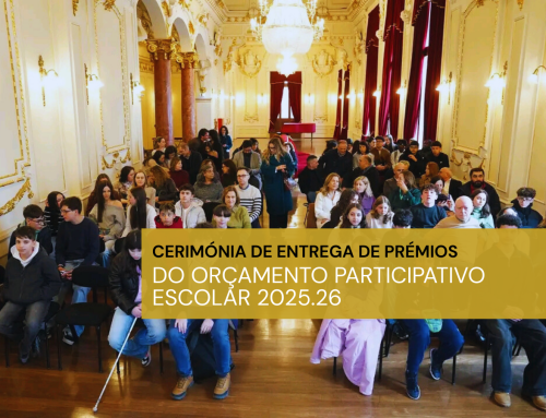 Cerimónia de entrega de prémios  do Orçamento Participativo Escolar 2025.26